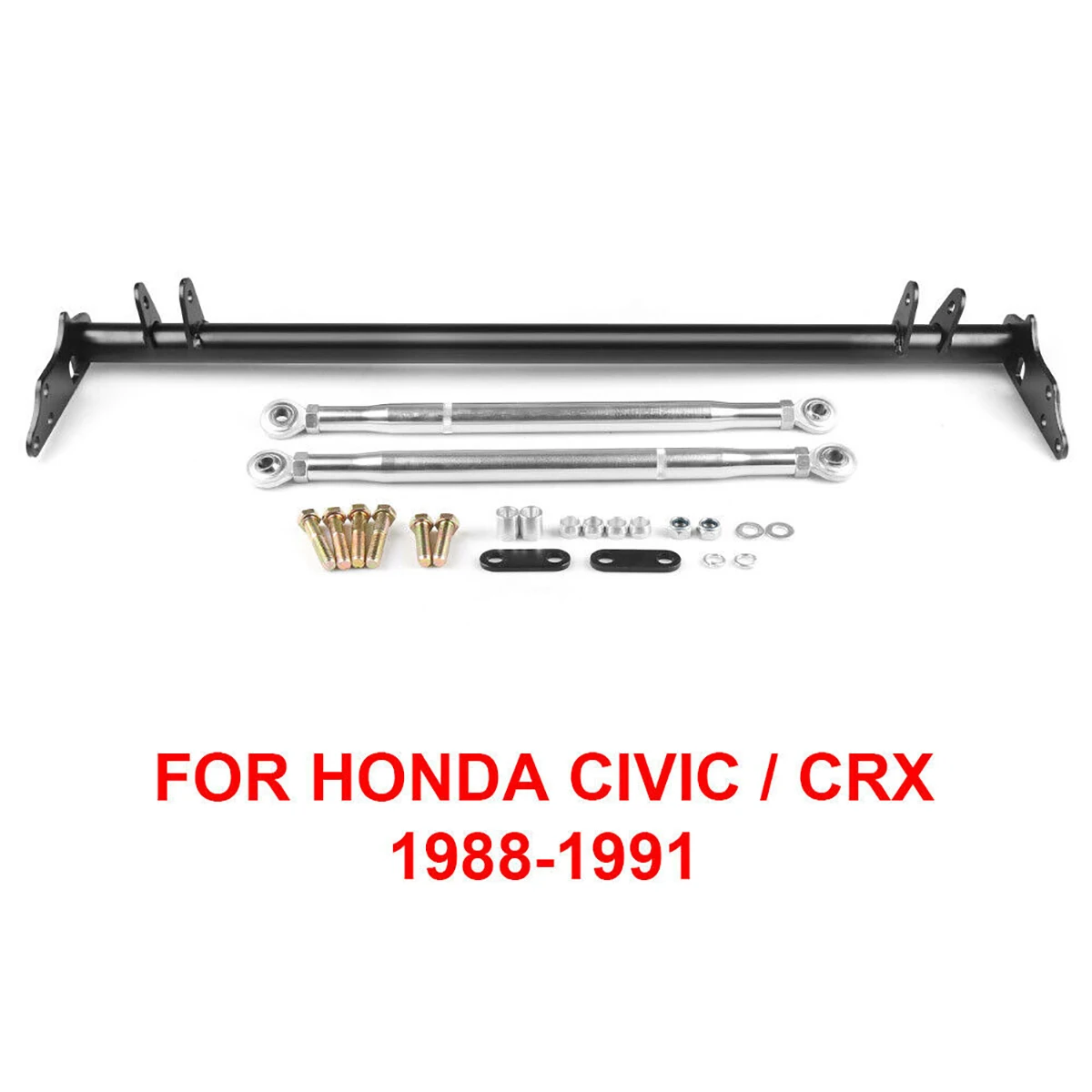 Новая Серебристая Тяговая планка управления для Honda Civic EF CRX 88 91 1988