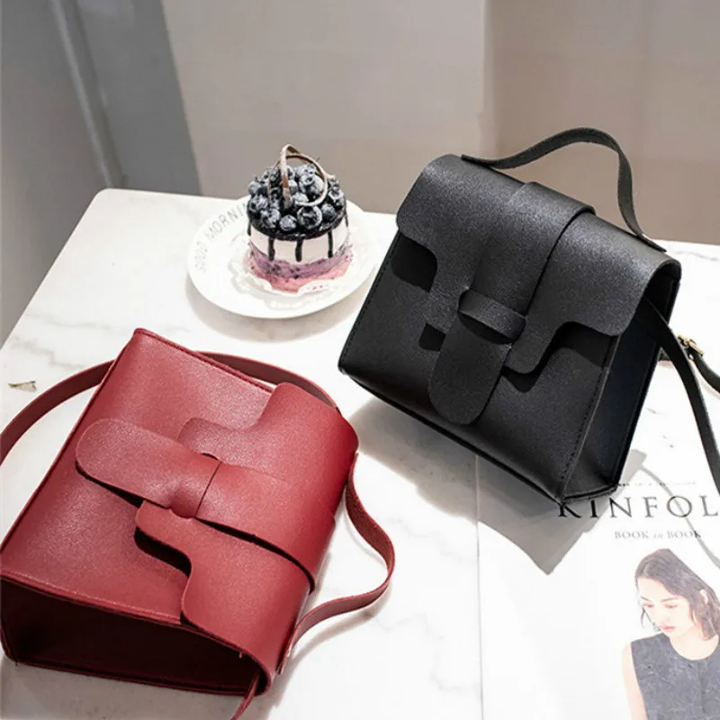 Маленькая сумка на плечо для женщин мессенджер из искусственной кожи в стиле