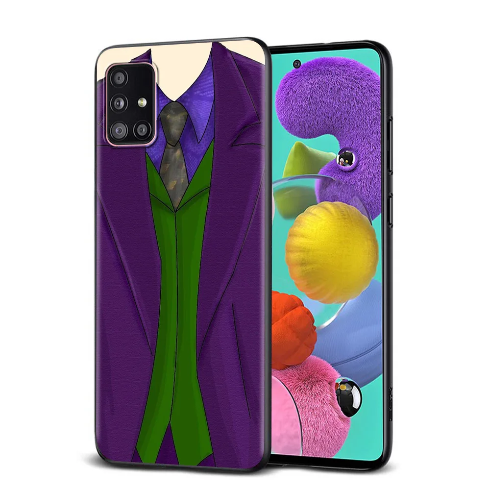 

Case For Samsung A71 A52 A51 A21s A21 Cover for Galaxy A12 A91 A72 A42 A41 A32 A31 Fundas Ha Ha Joker TPU Coque
