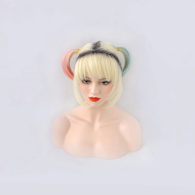 Парик для косплея женщин из аниме хищные птицы волосы с эффектом омбре хвостик