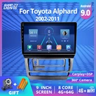 Автомагнитола 2 Din Android 9,0 для Toyota Alphard 2002-2011 с GPS-навигацией DSP Carplay 4G WIFI с камерой 2 Din радио плеер без DVD
