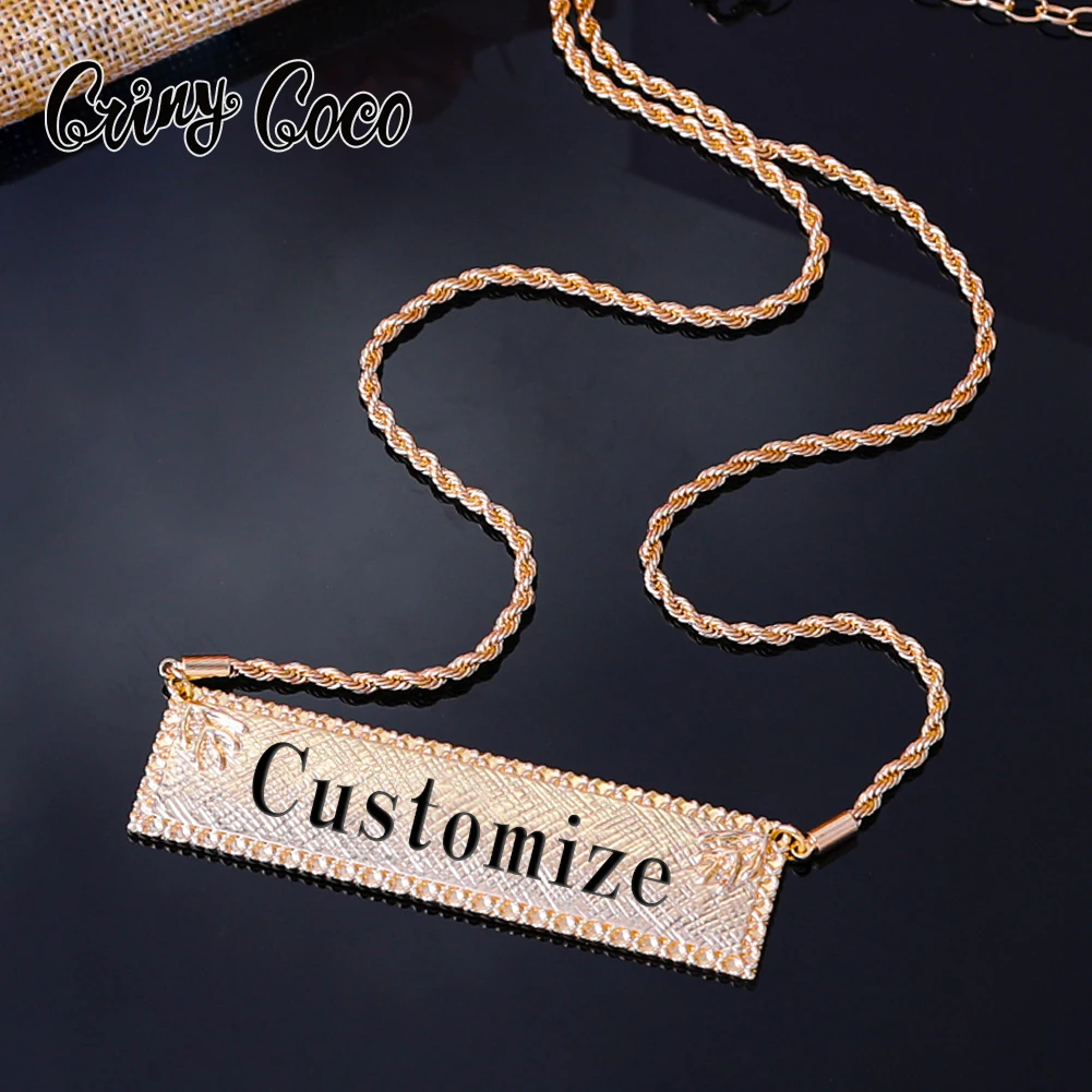 Cring Coco гавайское ожерелье на заказ модная индивидуальная цепочка с буквенным
