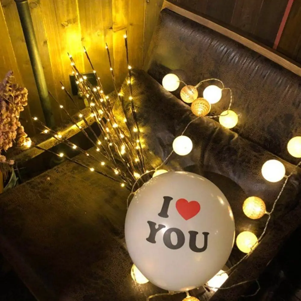 

LED Lights Decoration Willow Branch Lamp with Lights Light Wedding Home Bar Decor Christmas Lights Led