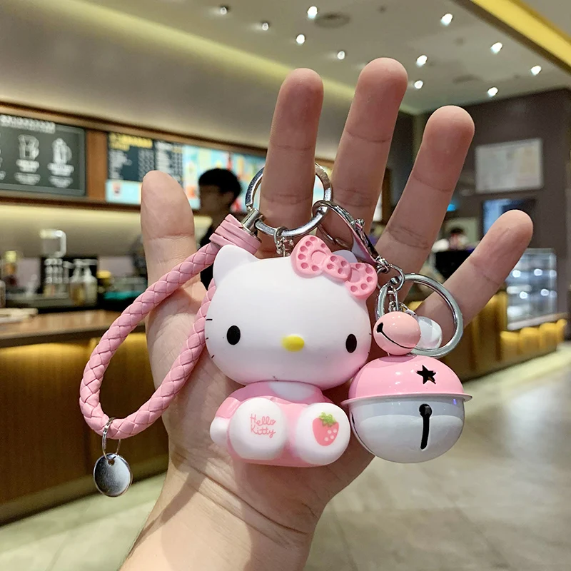 

Мультяшный брелок девочка кукла милая кошка hellokitty креативный автомобиль сумка цепь кольцо kt кот маленький кулон
