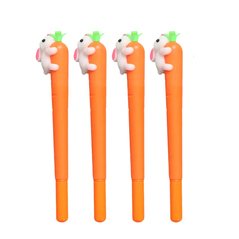 

4 шт., черная нейтральная ручка для офиса