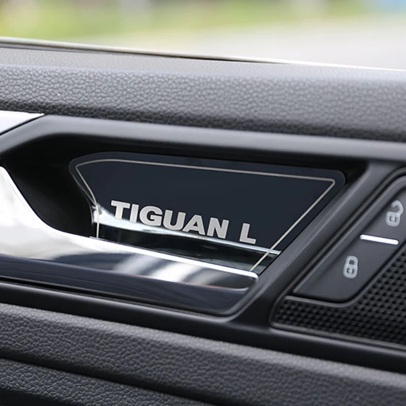 Для Tiguan L 2017 2018 2019 2020 Автомобильная внутренняя ручка Чаша отделка декоративная