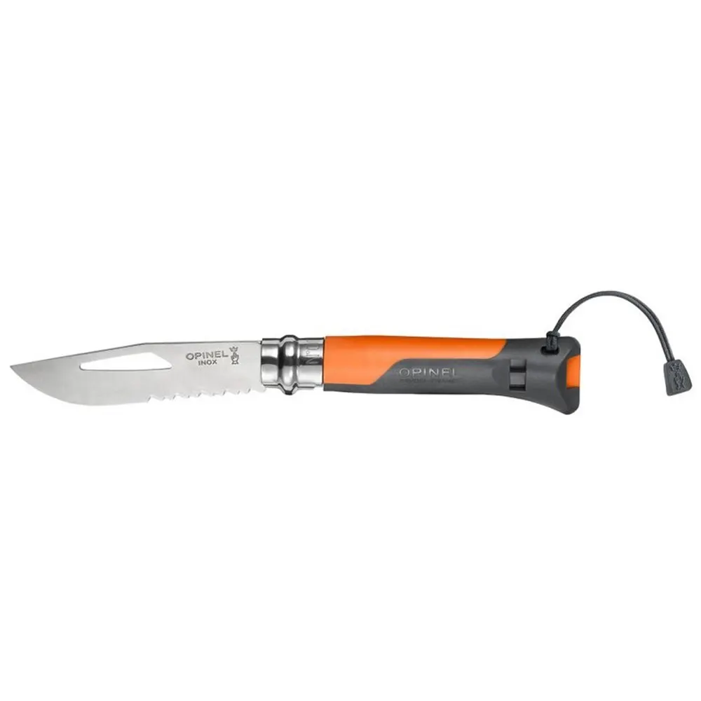Opinel No 8 на открытом воздухе (оранжевый) из нержавеющей стали складной карманный