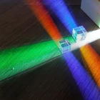 Цветной кубический светофильтр 20x20x20 мм из оптического дихроического стекла для фотосъемки, украшение для дома, подарок для детей, цветное стекло кубическая Призма