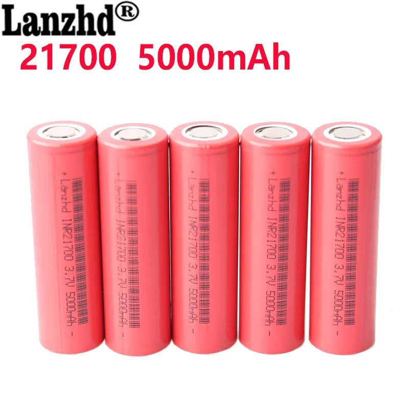 coin cell battery 1-8Pcs  NEW 5C battery  21700 Rechargeable Battery 5000mAh li ion Batteries 3.7V for Electric cars lithium ion battery pack