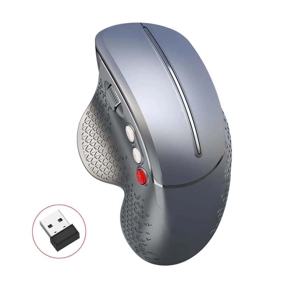 

Мышь Вертикальная Беспроводная с USB-портом, 2,4 ГГц, 6 клавиш