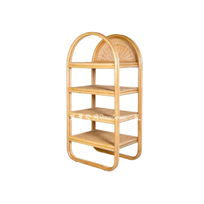 

Book racks Handmade rattan storage Holder kitchen storage