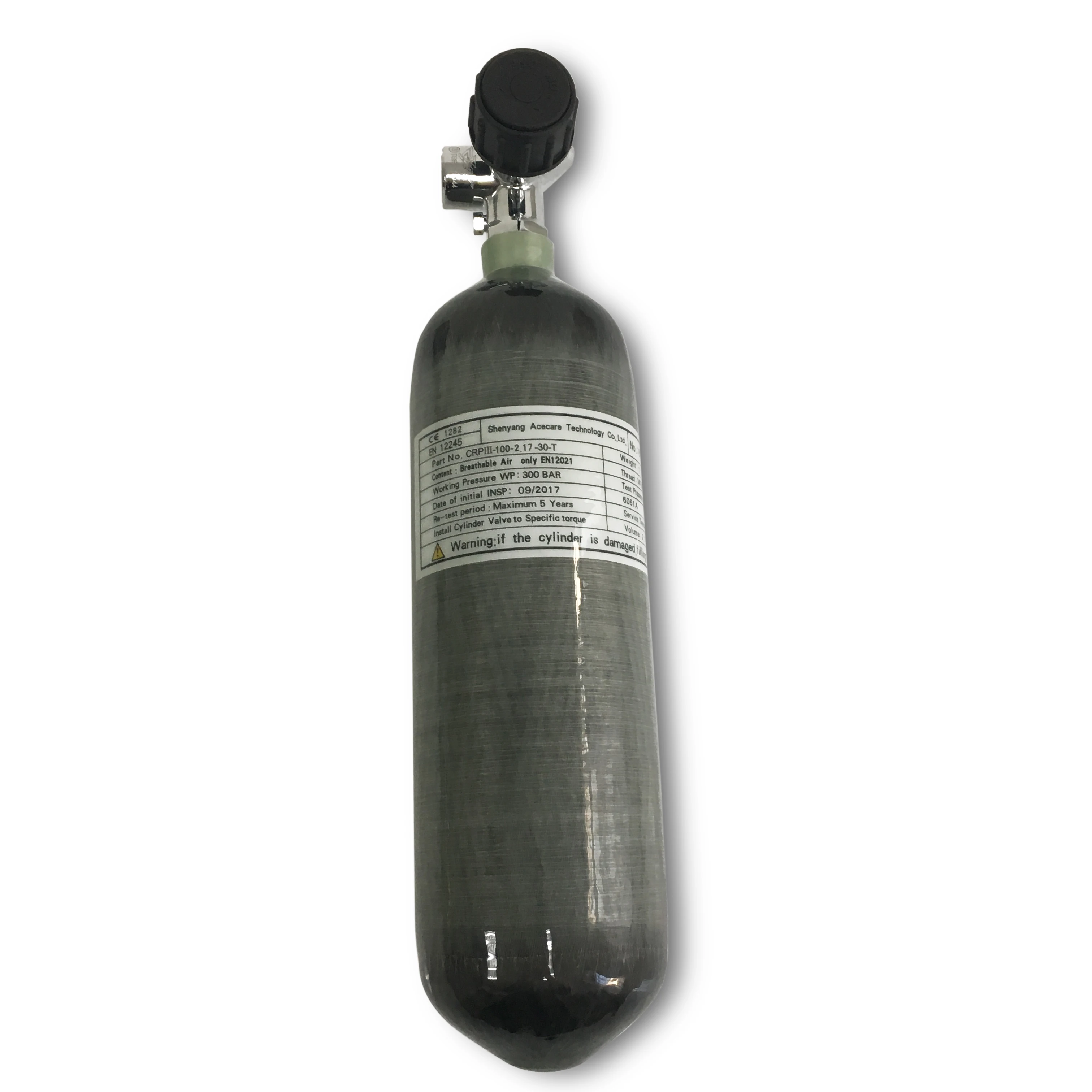 Acecare 4500Psi HPA Пейнтбол воздушный пистолет Танк 2.17L PCP цилиндр 300 бар с PCP клапан цель для ВВС Кондор пневматическая винтовка страйкбол
