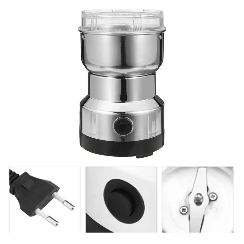 220V Электрический Нержавеющая сталь шлифовальный Кофе фасоли фрезерный станок