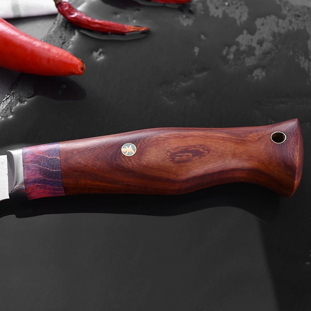 8inch Chef Kitchen Knife Forged Danascus Steel Meat Cutter Vegetable Fish Filleting Gyuto Knives Ultra Sharp with Wood Handle 36 | Дом и сад