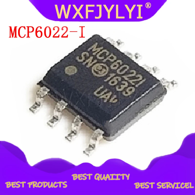10pcs/lot MCP6022-I/SN MCP6022-I MCP6022 SOP-8 new original | Integrated Circuits