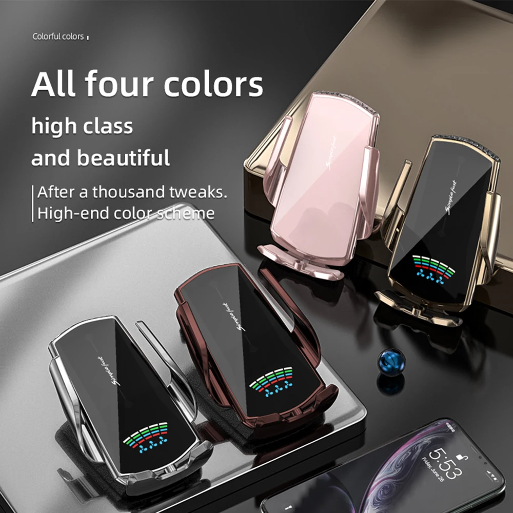 

N1 Magnetic Plug new Automatic Induction Air Outlet Wireless Direct Charging Car Universal Phone Holder With Air Purification