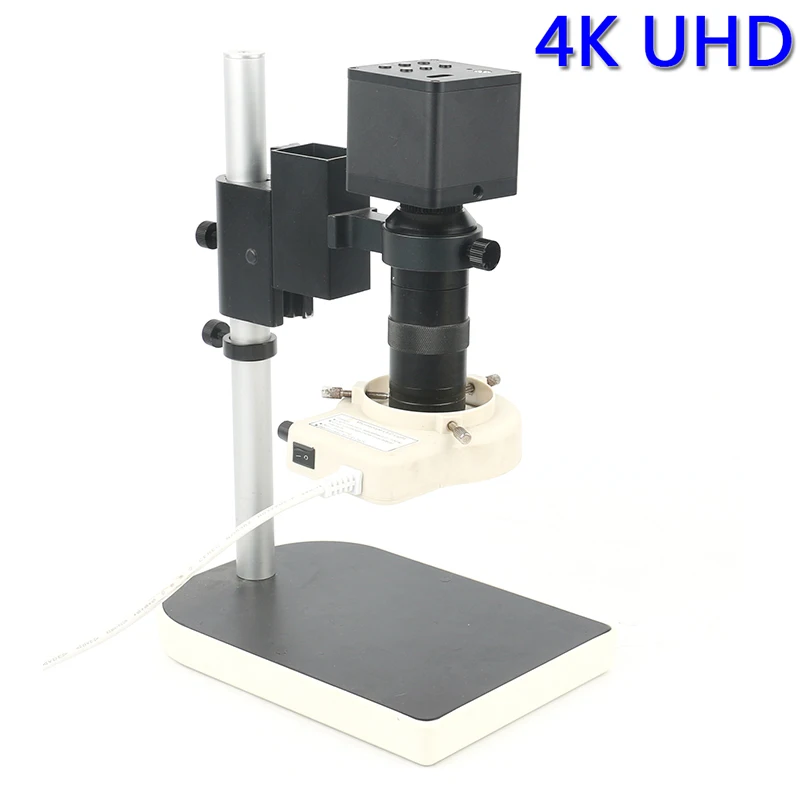 UHD 8MP 1080P 4K электронный видеомикроскоп камера 100X C крепление объектива цифровой
