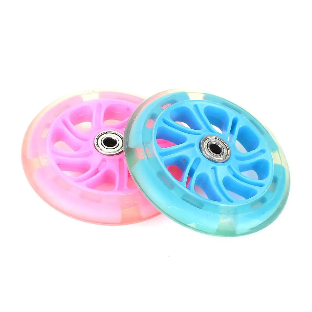 

Scooter Wheel Portable Practical PU 2 Color 120mm Longboard Single Warping Slide Shopping Cart Skateboard Wheel Casters