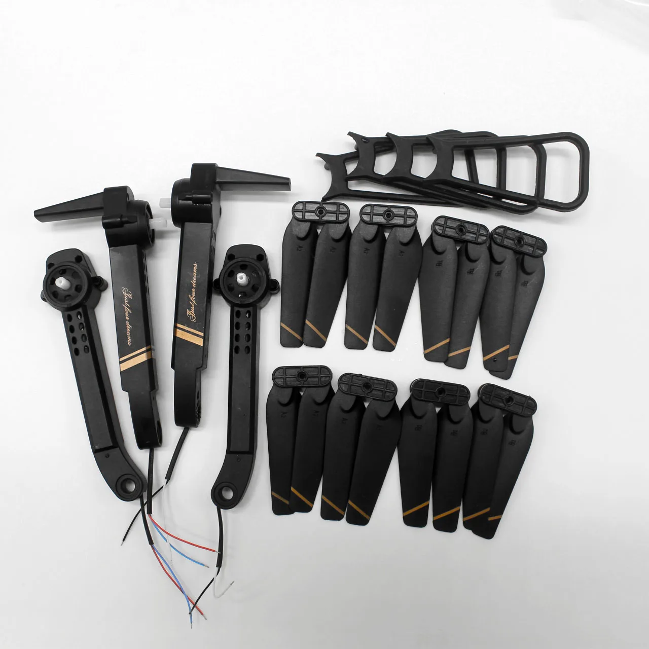 

V4 RC Drone 4K HD WiFi FPV Quadcopter Spare Parts Accessories Arm Propeller Blade Engines Gear Set Frame...