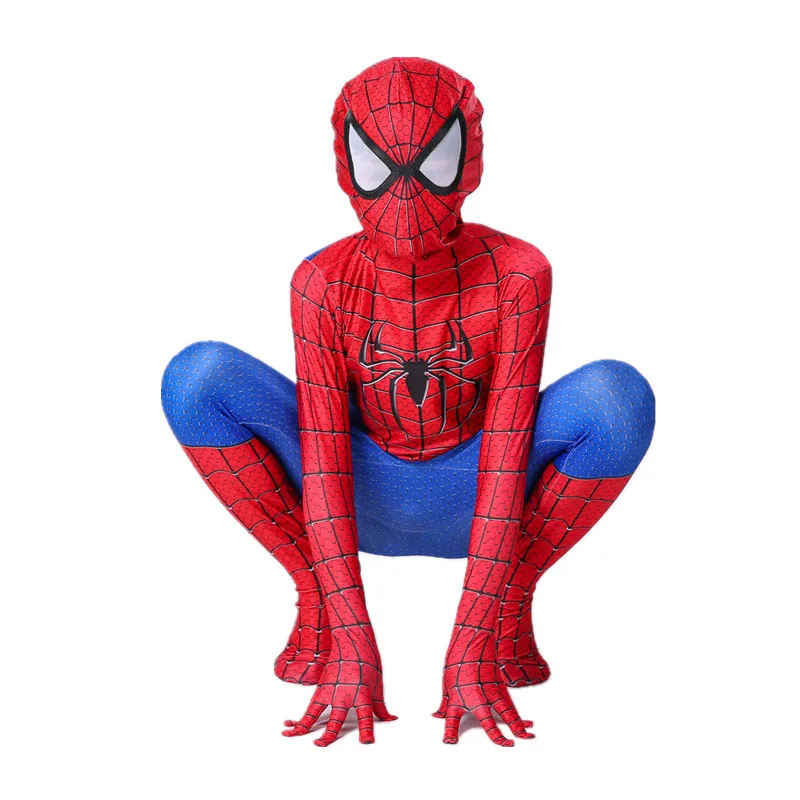Высококачественный костюм Человека-паука для мальчиков и девочек нарядное