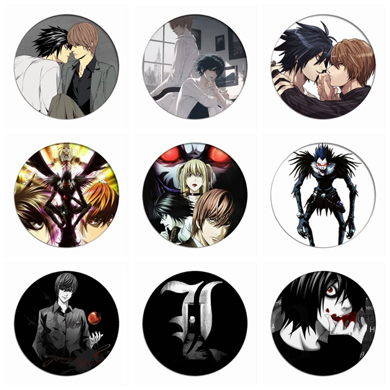 Значки для косплея Death Note L · брошь значок Lawliet Коллекция сумок светильник Killer Yagami