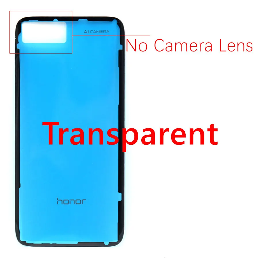 Для huawei Honor 10 задняя крышка для батареи стеклянная панель Задняя Дверь чехол для huawei Honor 10 задняя крышка корпус с объективом камеры