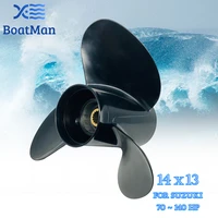 boat propeller 14x13 for suzuki outboard motor 70 140 hp aluminum 15 tooth spline engine part factory outlet 58100 87l00 019