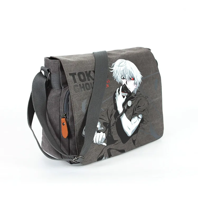 

Anime Tokyo Ghoul Totoro Cosplay Oxford Shoulder Bag Attack On Titan OW Fairy Tail Crossbody Messenger Bags Gift