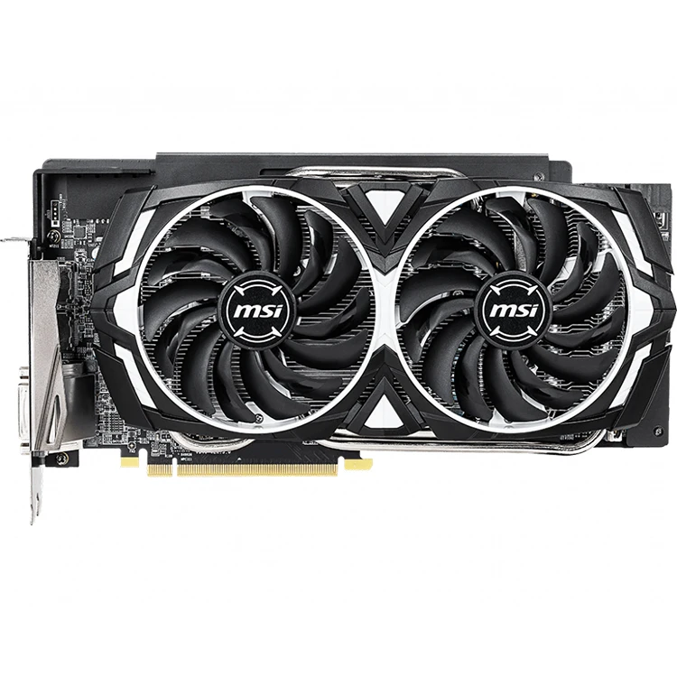 Видеокарта MSI XFX AMD Radeon RX 590 игровая 8 Гб 256 бит памяти для ПК с двухполосной