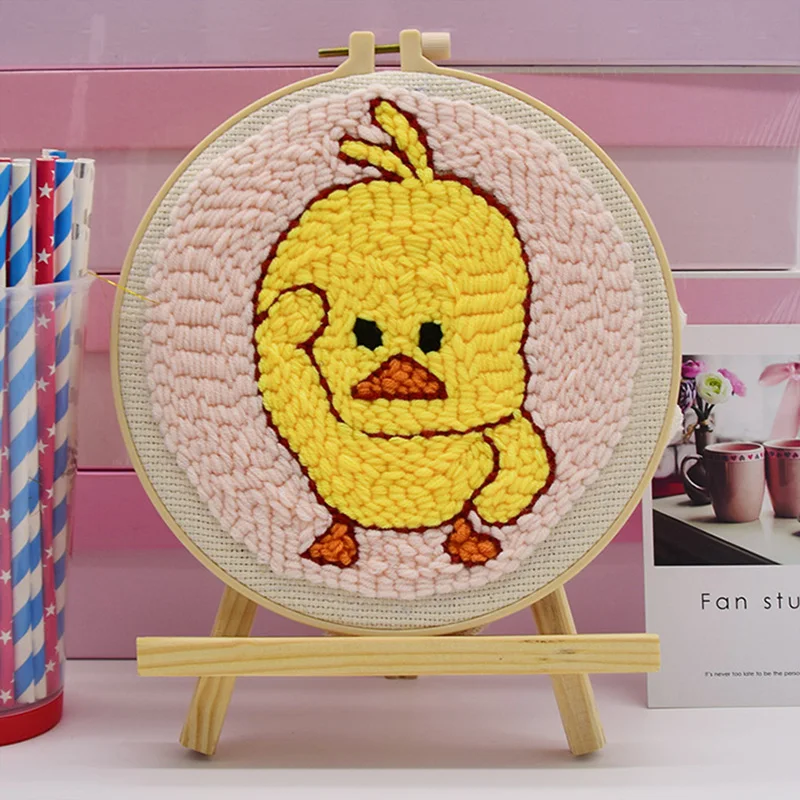 DIY Набор для вышивания с рисунками животных из мультфильмов 10 видов стилей Набор для вышивания крестиком для начинающих ручной работы украшение для дома