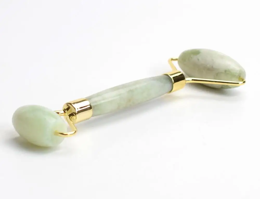 Природная чакра нефрит резной Рейки Кристалл Исцеления гуаша Красота роликовый