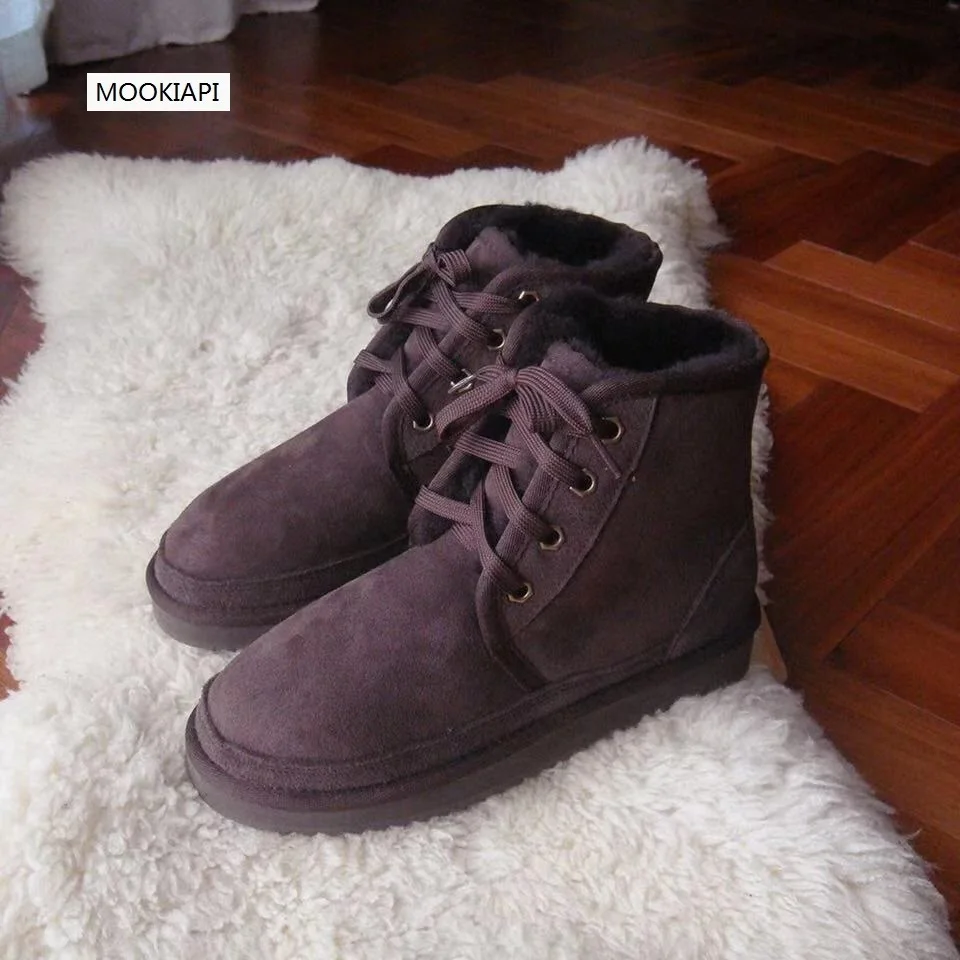 Последняя женская обувь высокого качества в Европе 2019 году настоящая овчина