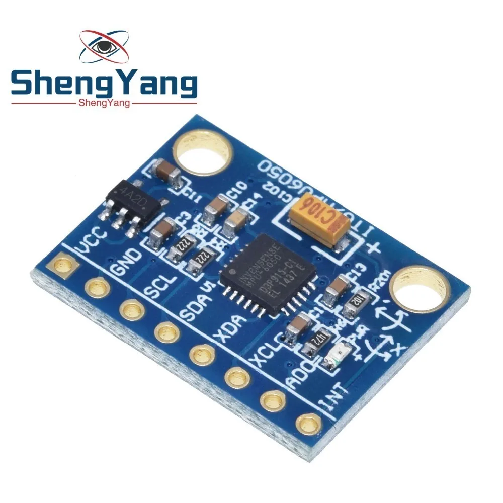 1 шт. ShengYang GY-521 MPU-6050 MPU6050 Модуль 3 оси аналоговый гироскоп Датчики+ 3 оси акселерометр модуль для arduino