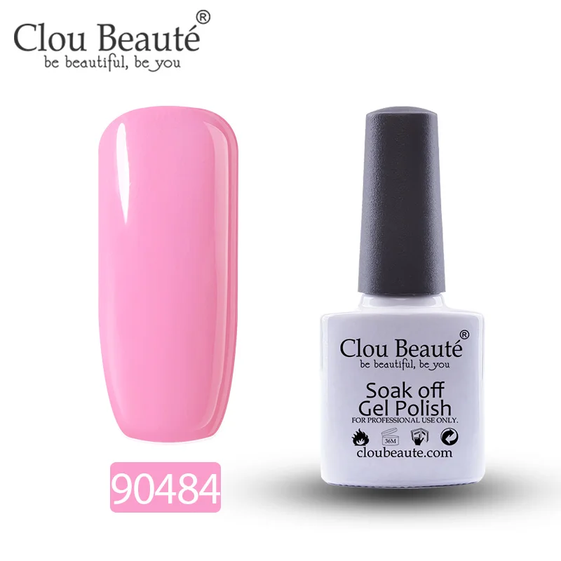 90484 Гель-лак для ногтей Clou Beaute 79 цветов полуперманентный замачивающийся лак для ногтей маникюрный УФ СВЕТОДИОДНЫЙ Цветной Гель-лак 10 мл серия Nude - Цвет: 90484