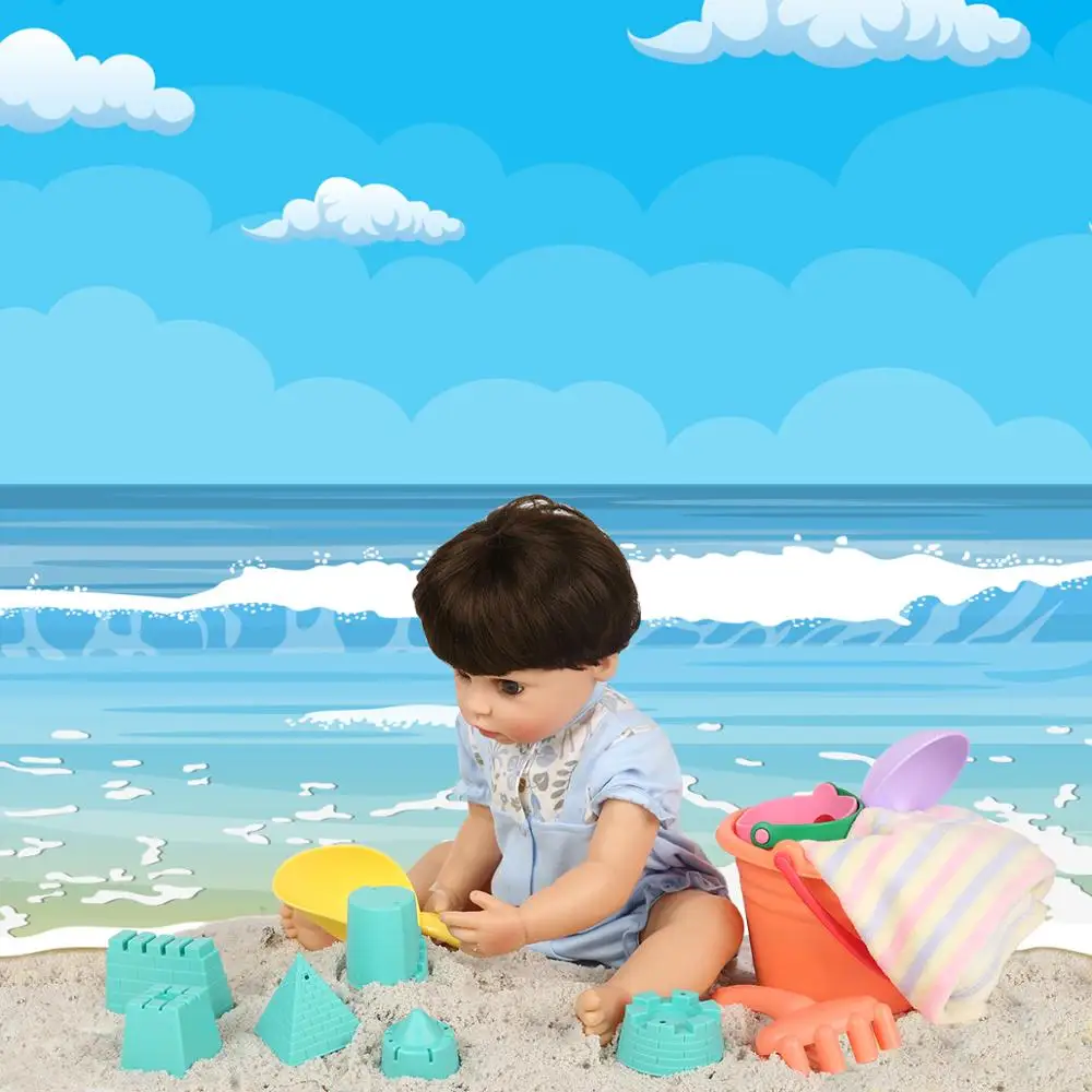 55 см полностью силиконовый виниловый светильник для куклы Reborn Baby