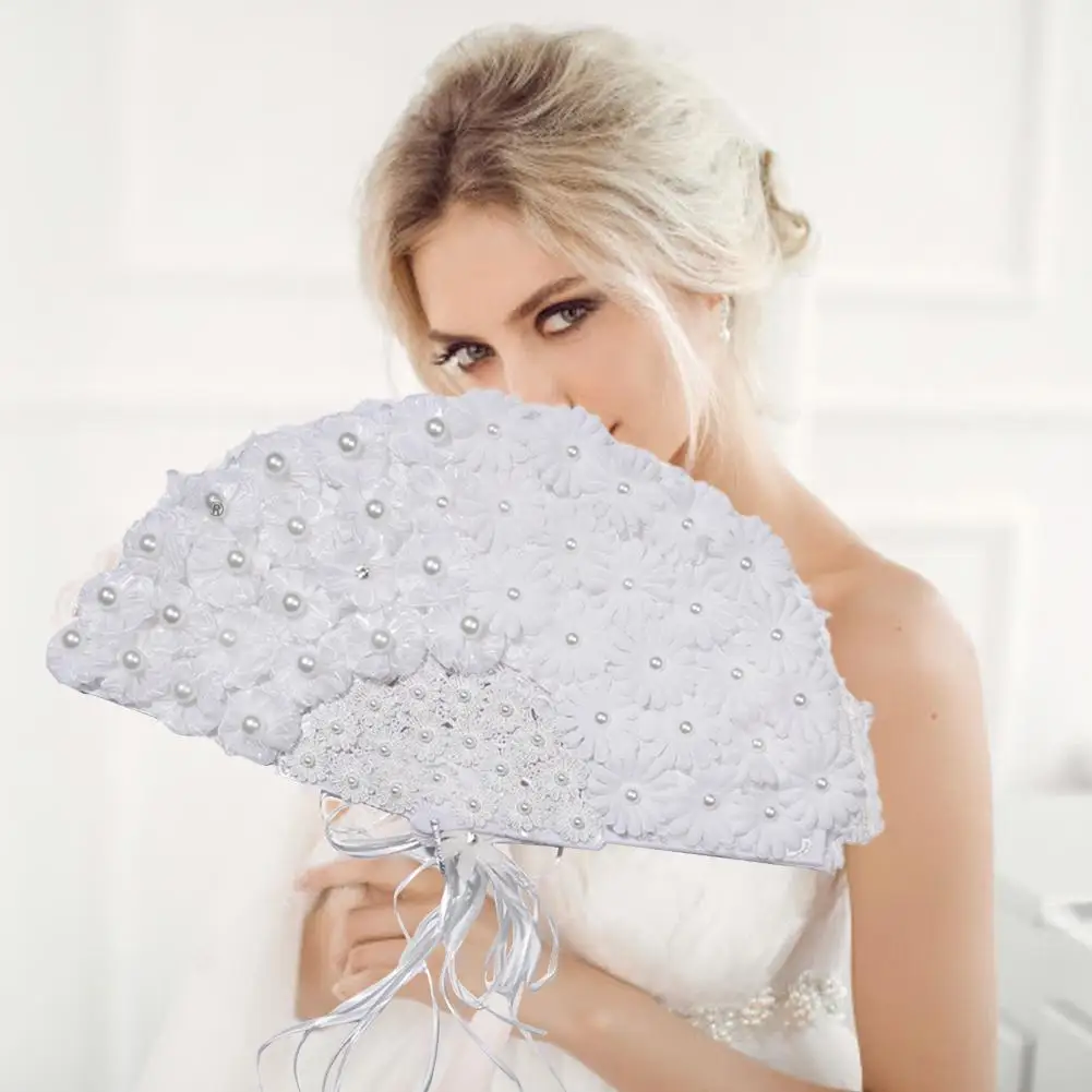 

Свадебный Цветочный веер невесты ручной нескладной веер свадебный подарок реквизит для фотосъемки