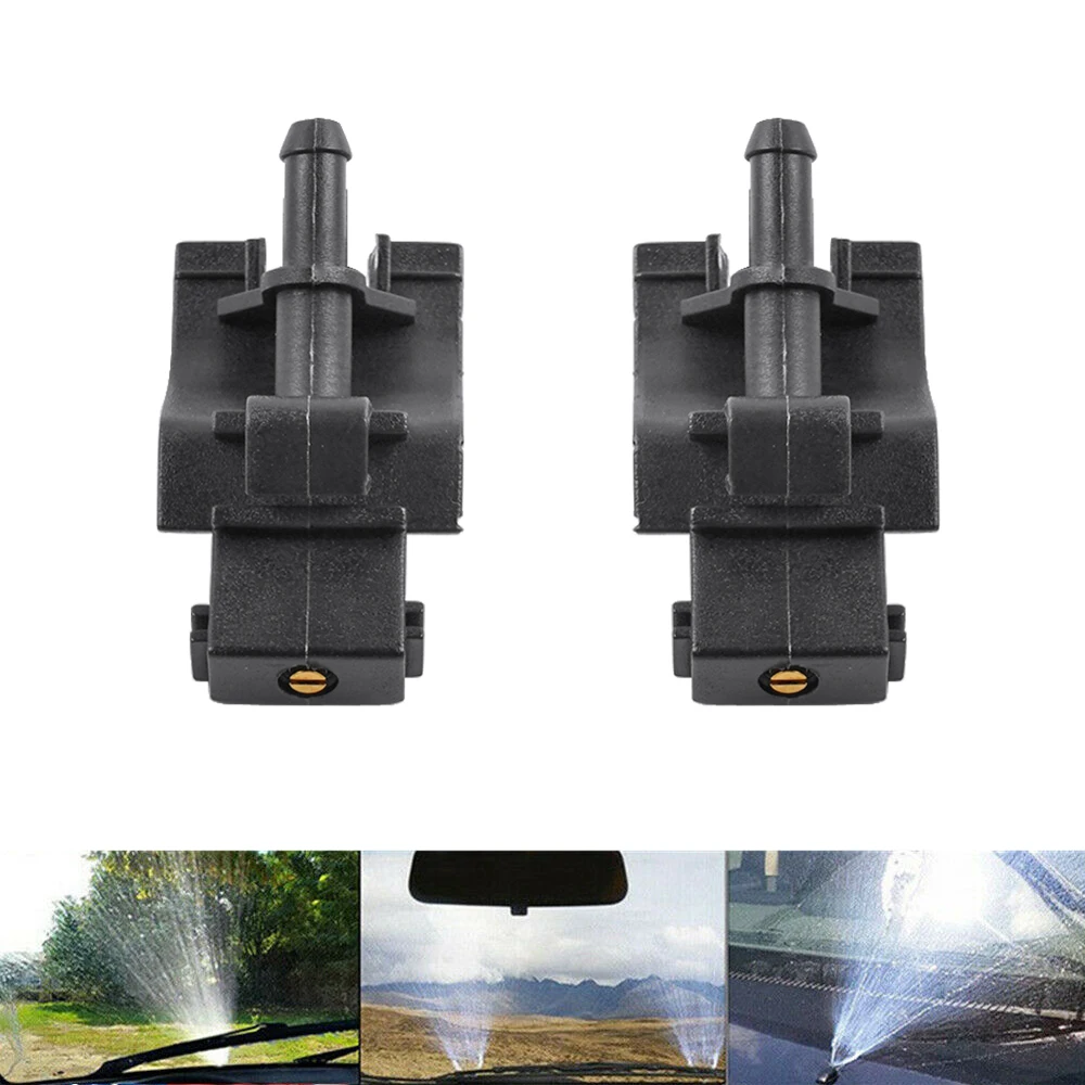 

Pair Windshield Washer Nozzle Wiper Spray Jet for Toyota RAV4 2008-2014 Lexus IS250 2005-2013 Front Left Right Black ABS Plastic