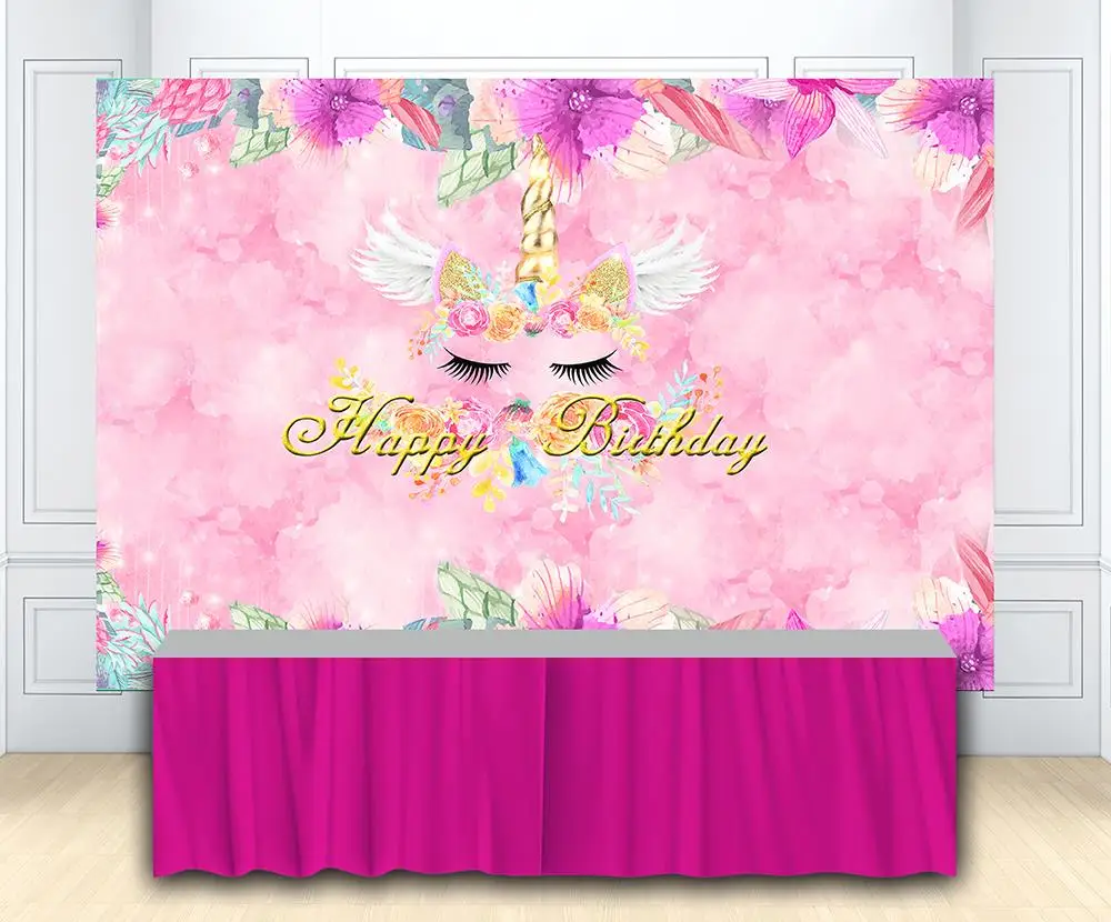 Единорог тематический день рождения вечерние фон детский душ принцесса девушки