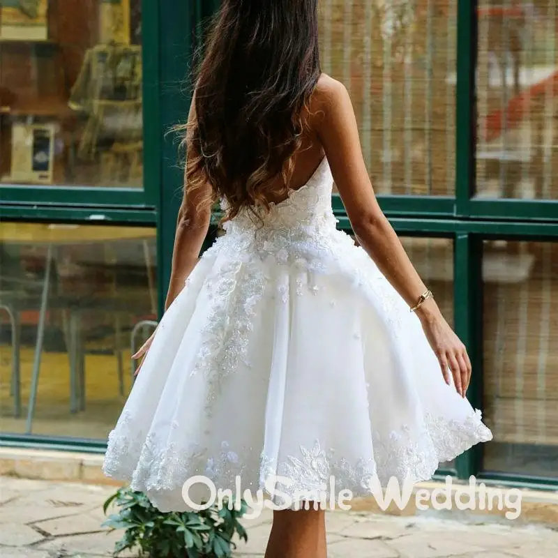 Short Prom Dresses 2020 Off the Shoulder Appliques Knee Length Graduation Party Dress Junior Gown vestidos largos de fiesta | Свадьбы и