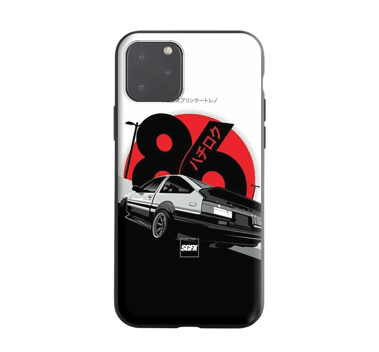 Силиконовый чехол Initial D AE86 для Apple iPhone 12 Mini 11 Pro XS X XR Max 8 7 6 S Plus SE 5S|Бамперы| |