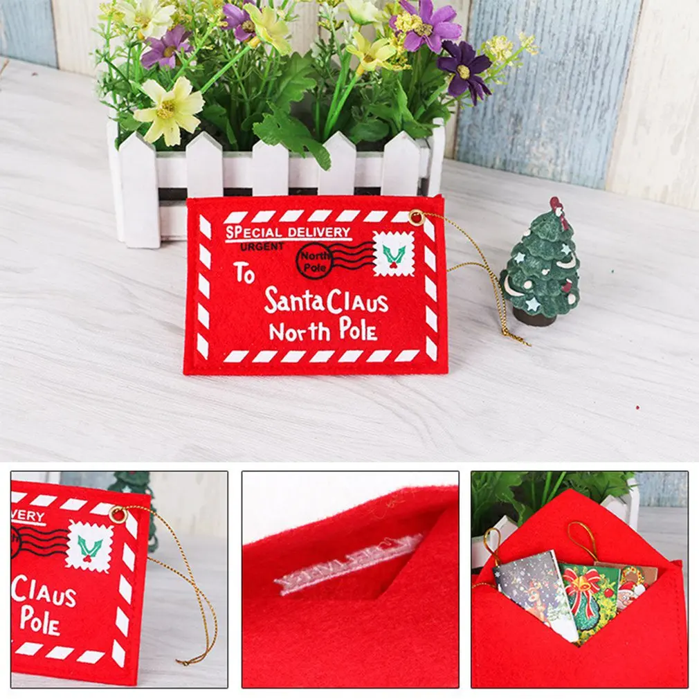 Уникальный рождественский Конверт рождественские конфеты поздравительные