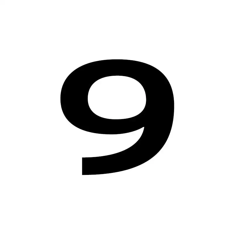 Number-9 0-9 пользовательское имя пузырек подвеска ожерелья для изготовления браслета Ассорти Для мужчин Для женщин цвета: золотистый, серебристый цвет кубический циркониевый ювелирные изделия Хип-хоп подарки с кубическим цирконием - Окраска металла: Number-9