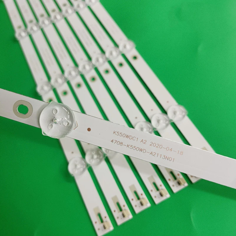 Новинка 8 шт./лот 5LED или 6LED светодиодная подсветка полосы для 55PUF6092 K550WDC1 A2