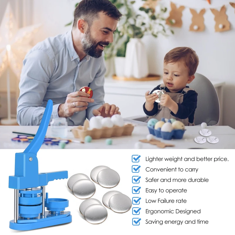 M&aacute;quina de prensado de botones, molde para hacer insignias, 58mm maquina hacer chapas maquina para hacer chapas maquina de chapas maquina de hacer chapas maquina forrar botones hacer chapas maquina de insignias-1