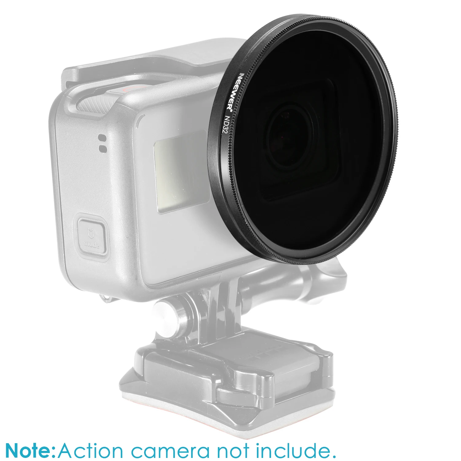 Набор фильтров Neewer для объектива камеры GoPro Hero: фильтр ND4 ND8 ND16 ND32 с УФ-фильтром и CPL