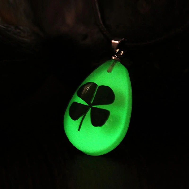 Модное ожерелье с подвеской в виде капли воды натуральным зеленым