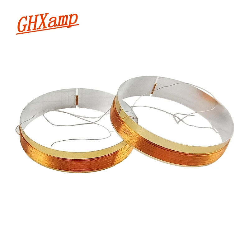 Фото GHXAMP 24,8 мм Tweeter Trebel, звуковая катушка, 8 Ом, Роговая колонка, звуковая катушка, серебристый провод, 2 шт. №1