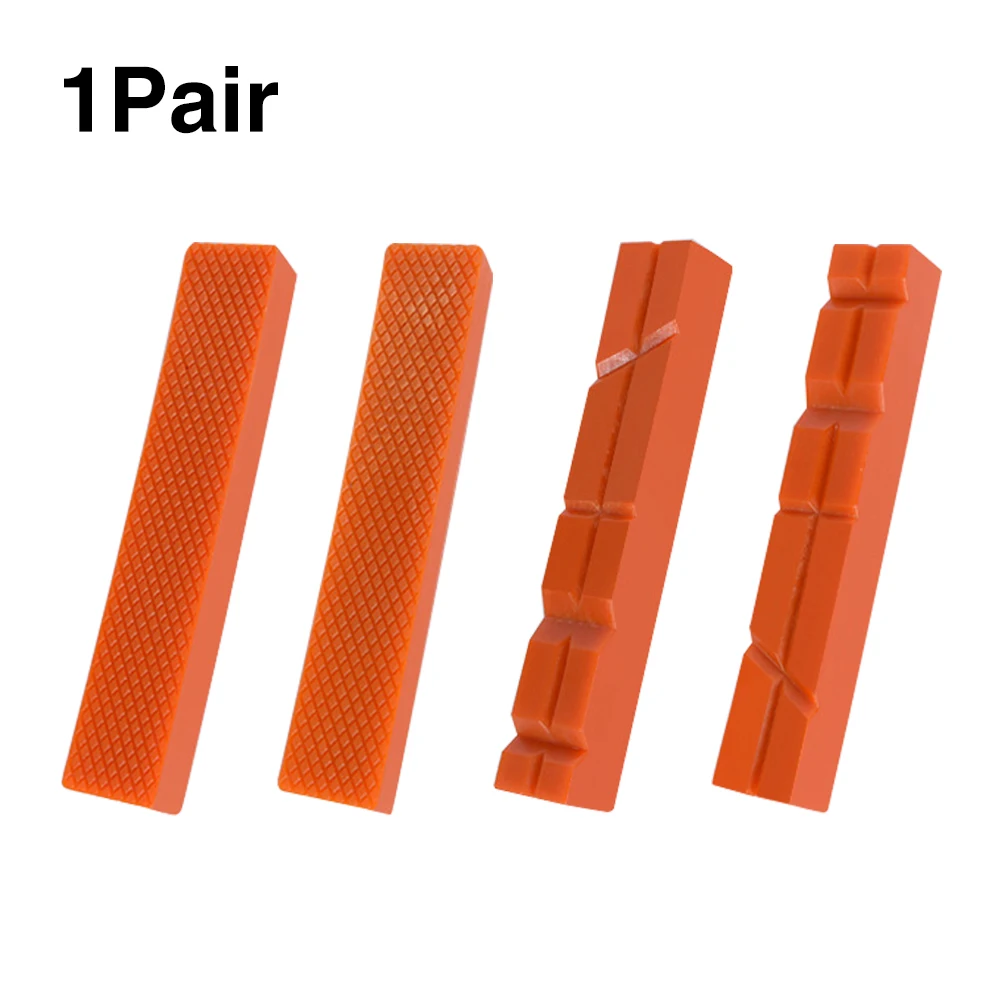 

1pair Soft Accessories Universal Clamping Multi Purpose Vise Jaw Protector Machine Tool 6 Inch Non Marring Groove Magnetic Cover