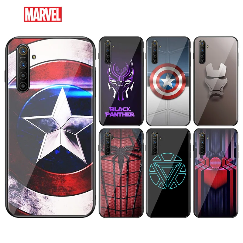 

Marvel Superhero Logo For OPPO A93 A92 A73 A53S A52 A32 A31 A12E A1K F17 F15 Reno5 5k Find X2 X3 Pro Lite Phone Case