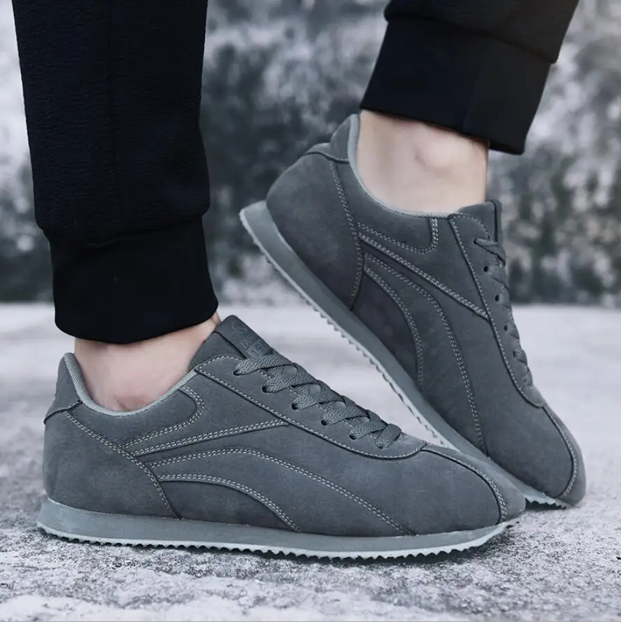 2019 Autumn New Men Casual Shoes Lac-up Comfortable Breathable Walking Sneakers mocassin homme D-182 | Обувь